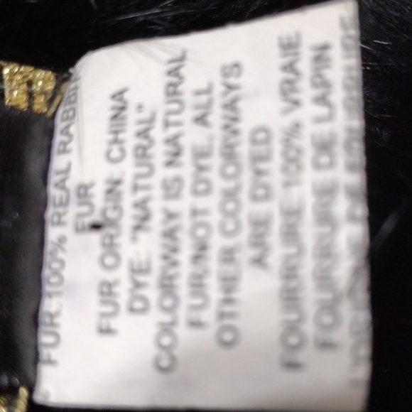 Le Rok Luxe Rabbit Fur Cardigan Sweater Jacket With Hoodie Medium - Picture 10 of 11